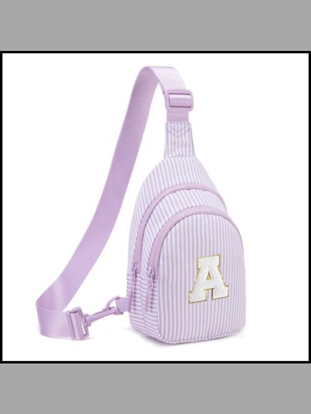 Nylon Sling Bag Crossbody Waist Pack Adjustable Strap Water Resistant